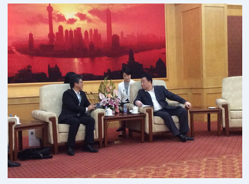Group Ceo辅佐若林稔久先生访问上海自由贸易试验区管委会 住友商事株式会社
