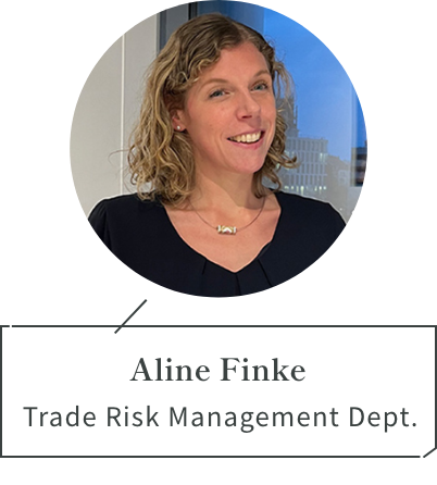 Aline Finke, Trade Risk Management Dept.