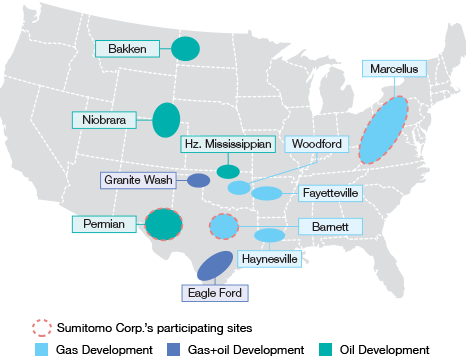 Major U.S. Shale Gas and Tight Oil Development Sites