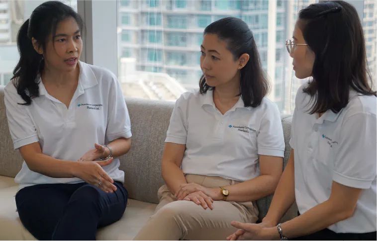 Ms. Kanitha Thiansing / Ms. Pallapa Wartcheeranon / Ms. Chalida Yodkansee