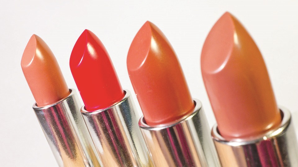 A selection of lipsticks