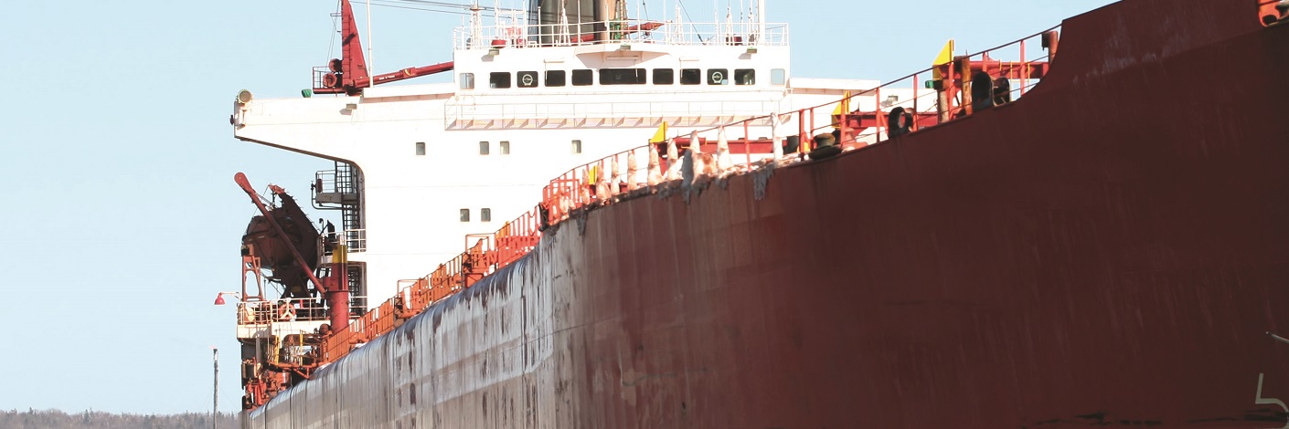 Close up of a ship