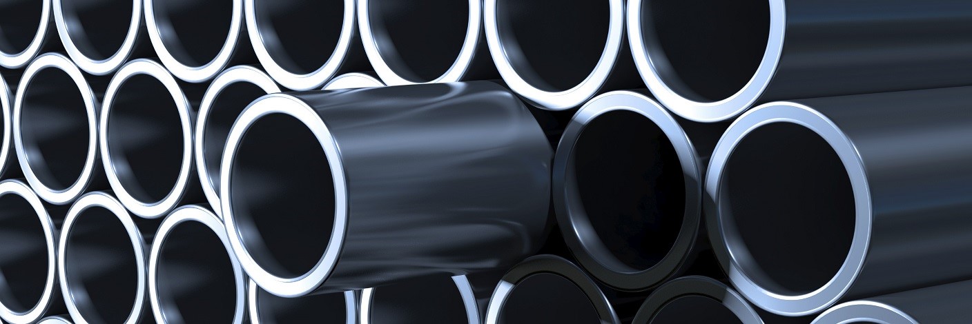 Close up of a stack of pipes