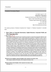 Corporate Governance Report