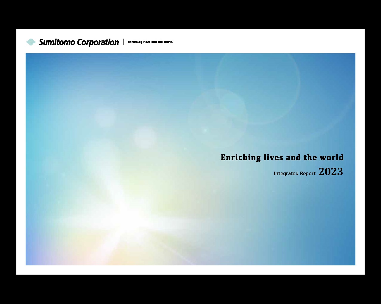 FY2022Integrated Report / Annual Report Sumitomo Corporation