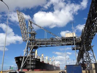 Export terminal of ABA