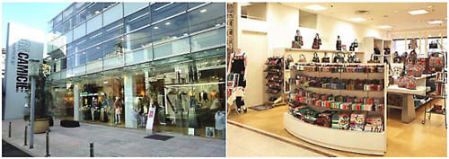 NARA CAMICIE青山本店、FEILER百貨店売場