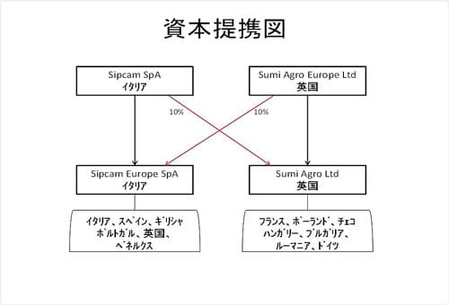 資本提携図