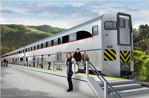 準高速鉄道用2階建客車イメージ