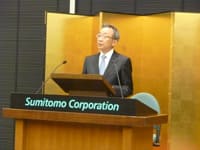 年頭挨拶の様子（社長）