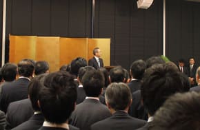 年頭挨拶の様子（会場）