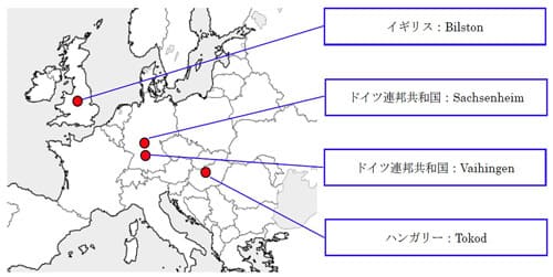 拠点位置図