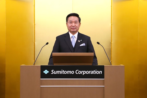 22年社長年頭挨拶 住友商事