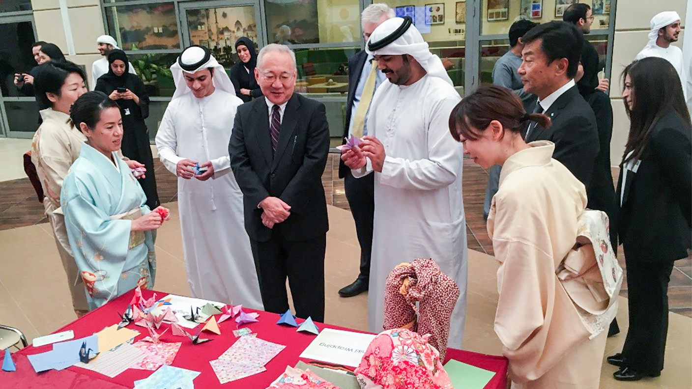 アラブ首長国連邦で日本文化を紹介