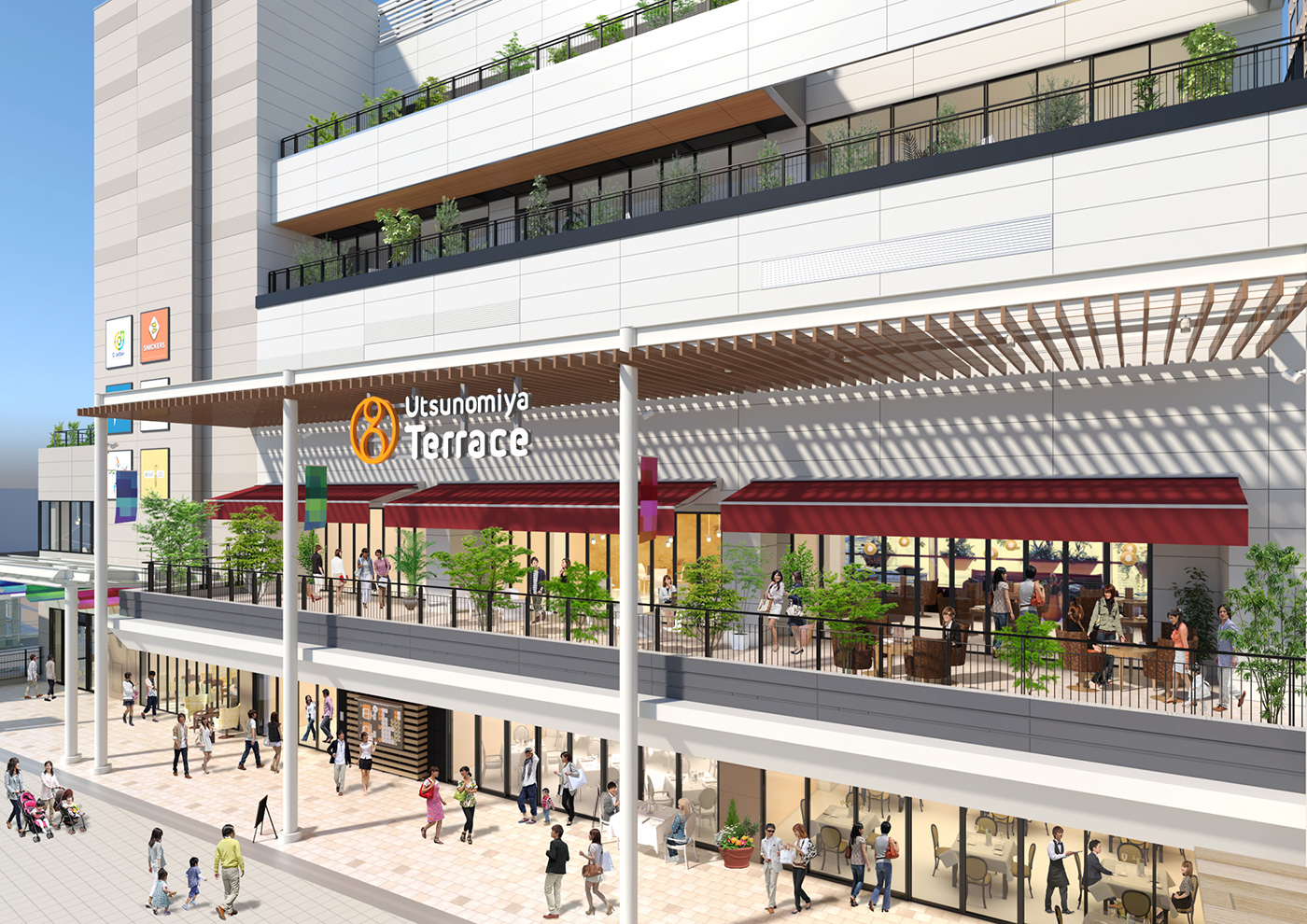 宇都宮駅東口地区整備事業 「Utsunomiya（ウツノミヤ） Terrace（テラス）」の開業日が2022年8月26日に決定 | 住友商事